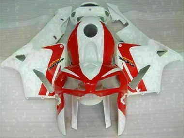Billigste Rot Weiß Honda CBR 600 RR 2005-2006 Verkleidungen & Plastik