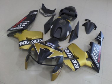 Billigste Schwarzgold Repsol Honda CBR 600 RR 2005-2006 Verkleidungen