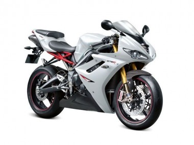 Billigste Perl Weiß Schwarz Triumph Daytona 675 Triple 2009-2012 Verkleidungen